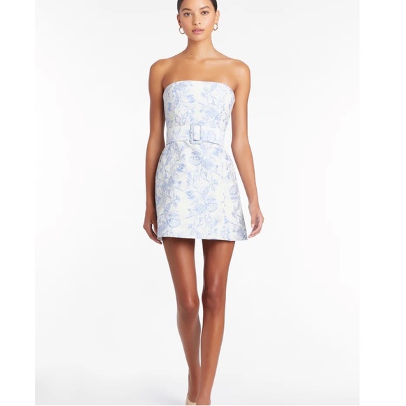 ***ISO*** Amanda Uprichard Fae dress in toile brocade - Picture 1 of 2